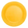Papperstallrikar Gul 18 cm 20-pack