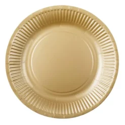 Papperstallrikar Guld 18 cm 8-pack