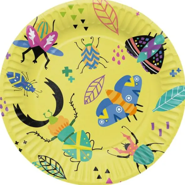 Papperstallrikar Insekter 23 cm 8-pack