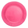 Papperstallrikar Intensiv Rosa 18 cm 8-pack