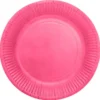 Papperstallrikar Intensiv Rosa 23 cm 8-pack