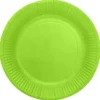 Papperstallrikar Limegrön 23 cm 8-pack