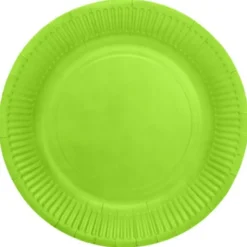Papperstallrikar Limegrön 23 cm 8-pack