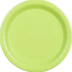 Papperstallrikar Limegrön 23 cm 6-pack