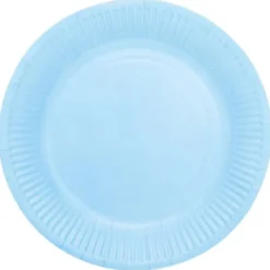 Papperstallrikar Ljusblå 23 cm 16-pack