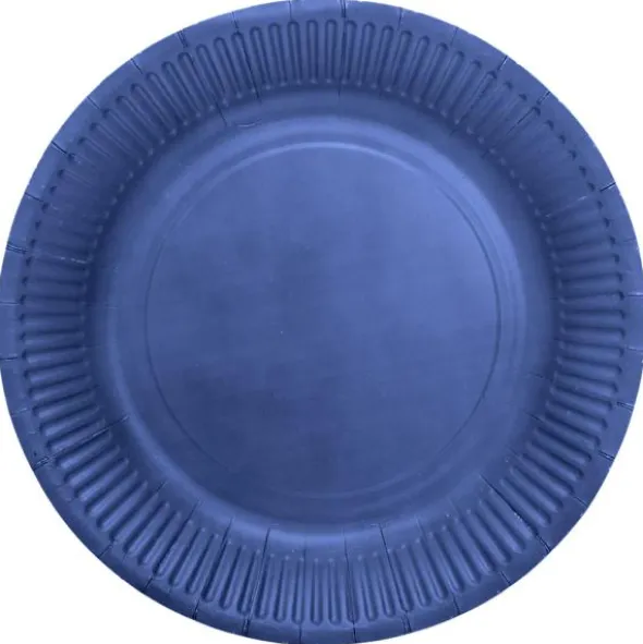 Papperstallrikar Mörkblå 23 cm 16-pack