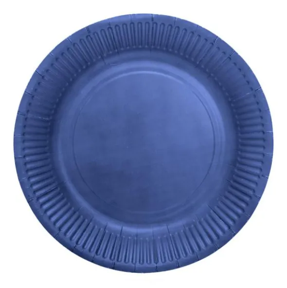 Papperstallrikar Mörkblå 18 cm 20-pack