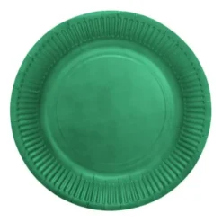 Papperstallrikar Mörkgrön 18 cm 20-pack
