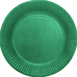 Papperstallrikar Mörkgrön 23 cm 8-pack