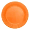 Papperstallrikar Orange 18 cm 20-pack