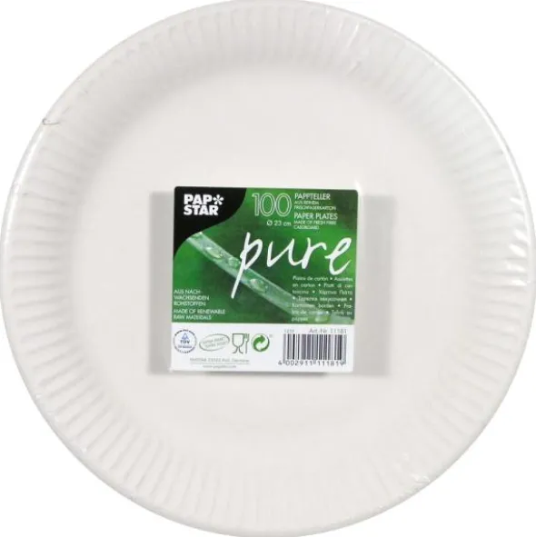 Papperstallrikar 100-pack