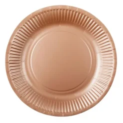 Papperstallrikar Roséguld 18 cm 8-pack