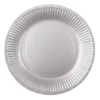 Papperstallrikar Silver 18 cm 8-pack