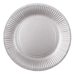 Papperstallrikar Silver 18 cm 8-pack
