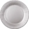 Papperstallrikar Silver 23 cm 8-pack