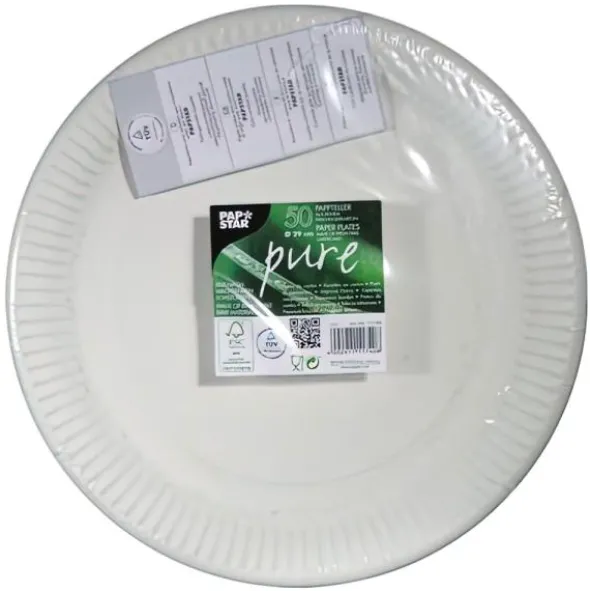 Papperstallrikar Stora 50-pack