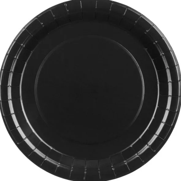Papperstallrikar Svart (6-pack)