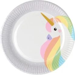 Papperstallrikar Unicorn