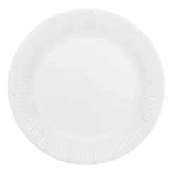 Papperstallrikar Vit 18 cm 8-pack