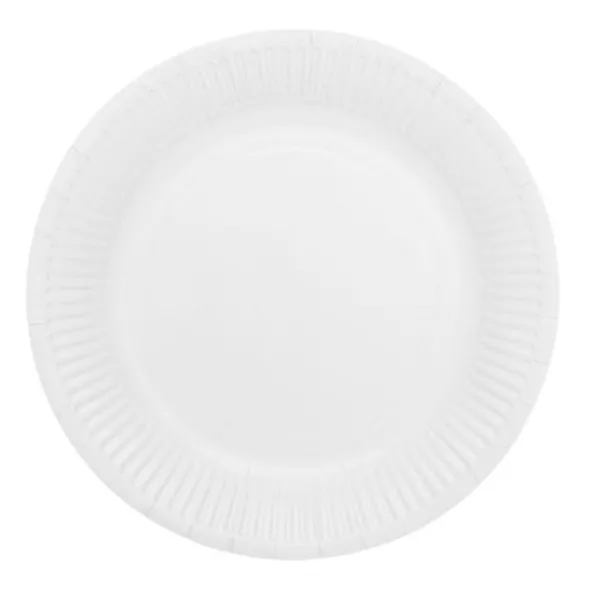 Papperstallrikar Vit 18 cm 8-pack