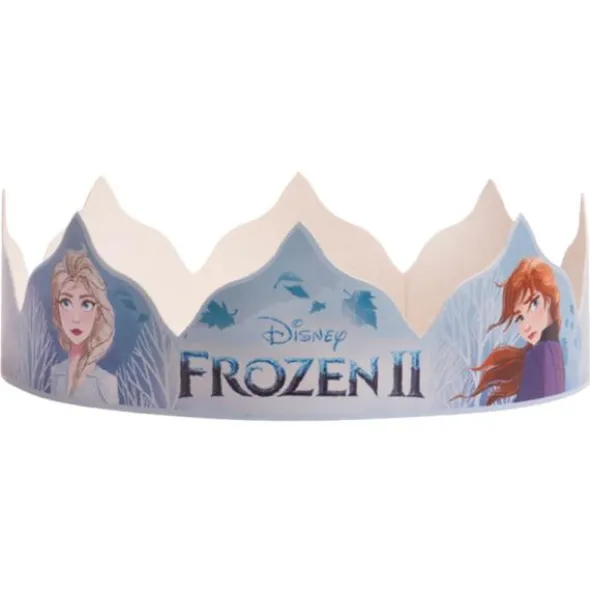 Pappkrona Frozen 2 Tårtdekoration
