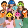Pappmasker Baby Shark Party