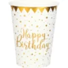 Pappmuggar Happy Birthday Stjärnor