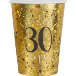 Pappmuggar 30 År Birthday Party Guld