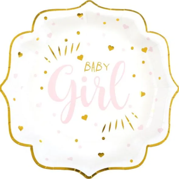 Papptallrikar Baby Girl