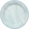 Papptallrikar Marble Blue