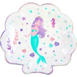 Papptallrikar Mermaid Party