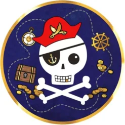 Papptallrikar Pirates Map