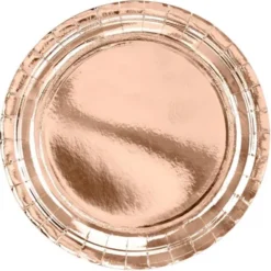 Papptallrikar Roséguld