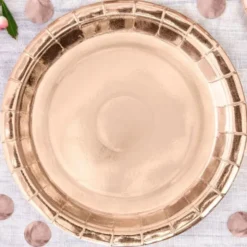 Papptallrikar Roséguld