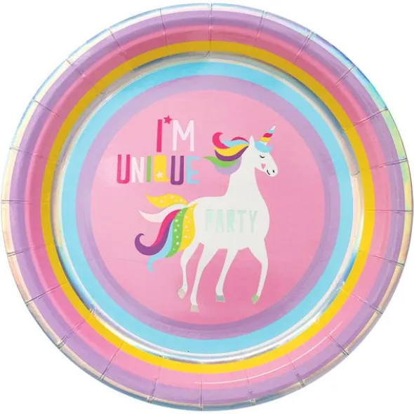 Papptallrikar Unicorn Party