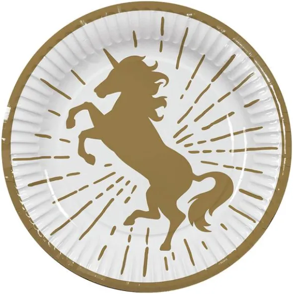 Papptallrikar Unicorns