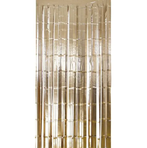 Party Draperi Matt Guld 200x100 cm