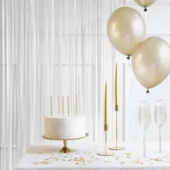 Party Draperi Vit 100 x 200 cm