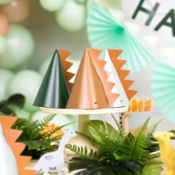 Partyhattar Dinosaurie 3-pack