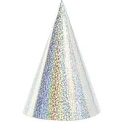 Partyhattar Holografiskt Silver