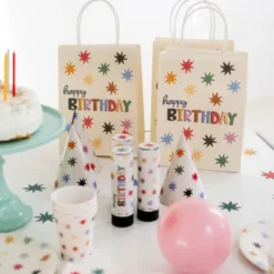Partyhattar med Stjärnor 6-pack