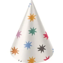 Partyhattar med Stjärnor 6-pack