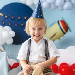 Partyhattar Stars Mörkblå