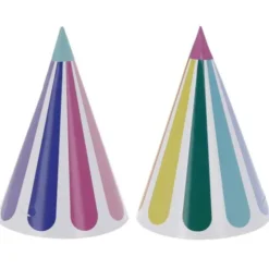 Partyhattar Stripetastic 6-pack