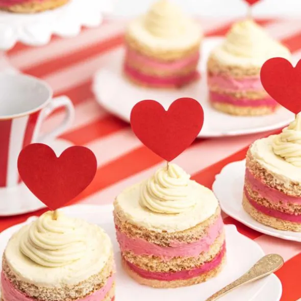 Partypinnar Röda Hjärtan