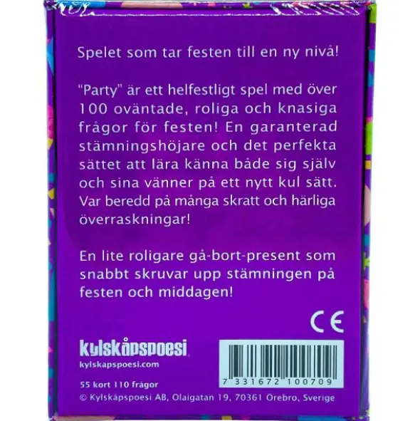 Party Roligare Samtalsämnen Frågespel