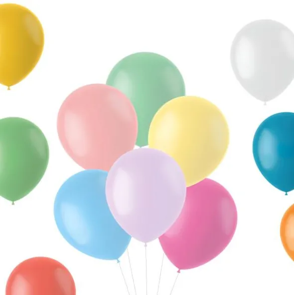 Pastell Mix Latexballonger 50-pack