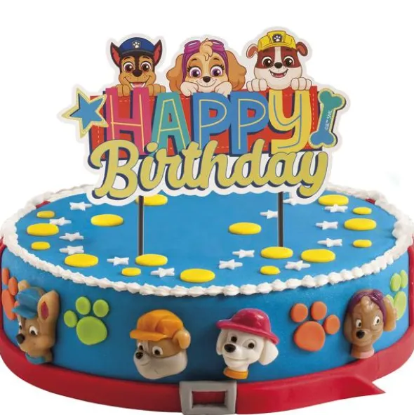 Paw Patrol Happy Birthday Tårtdekoration