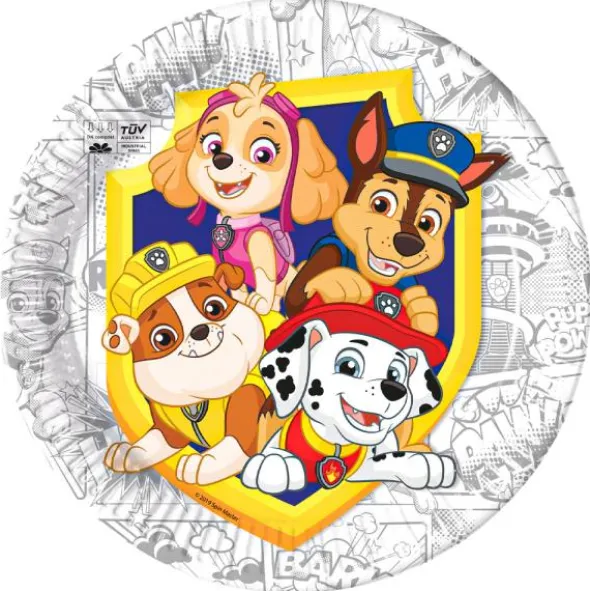 Paw Patrol Papperstallrikar Komposterbara