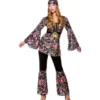 Peace Loving Hippie Dam Maskeraddräkt Small (Small (38-40))